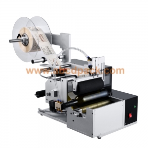 Semi-auto wine bottle labeling machine