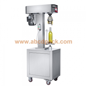 Semi automatic screw cutting capping machine