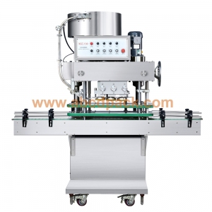 Automatic capping machine with sorting bowl