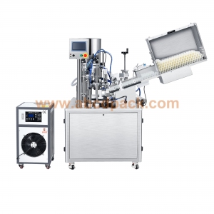 Automatic inner heating tube filling and sealing machine