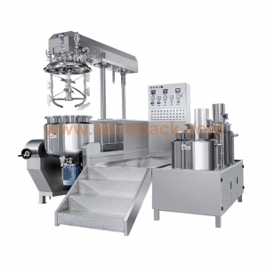 Heating vacuum emulsification homogenizer