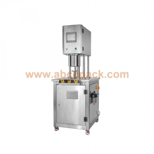 Semi automatic vacuum can seaming machine