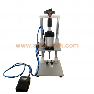 Semi-automatic cap press machine