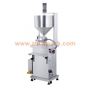 Semi-automatic heating paste filling machine